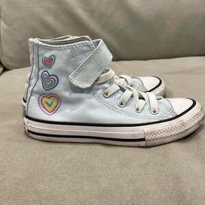 Girls’ Limited edition Converse sneakers; size 12.5